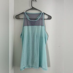 5/25 atheleta baby blue gray work out tank small flowy